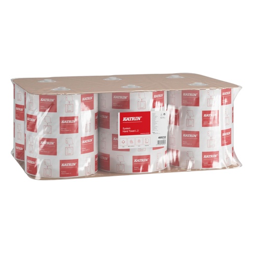 [1418865] Essuie-mains Katrin 460232 système rouleau grand 2 épaisseurs 200m blanc