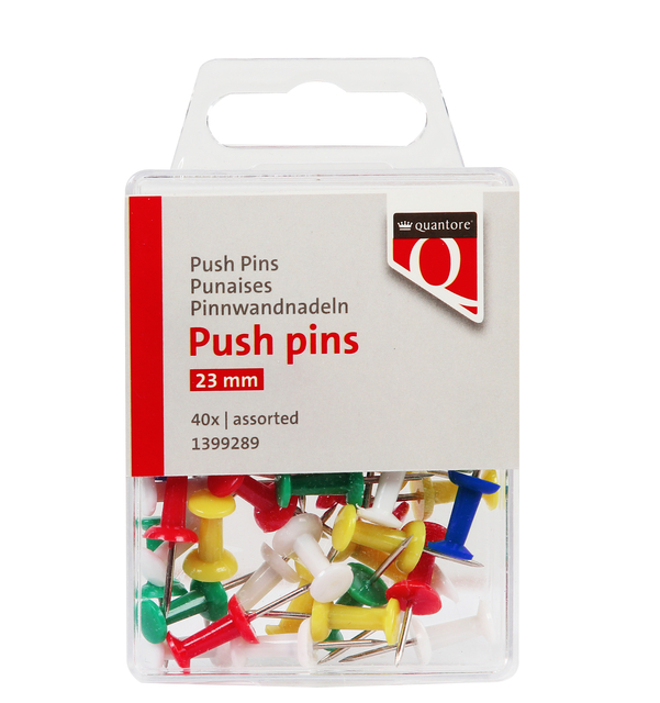 Epingle Push pins Quantore assorti 40 pièces