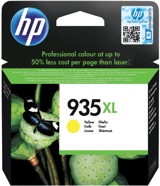 Inktcartridge HP C2P26AE 935XL geel