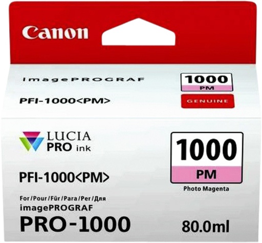 [1418911] Inktcartridge Canon PFI-1000 foto rood