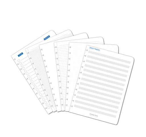 [1421064] Set d'extension Correctbook A4 mix 5 feuilles