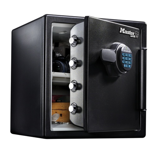 [1420010] Coffre-fort Master Lock ignifuge et étanche serrure combinaison électronique XL noir