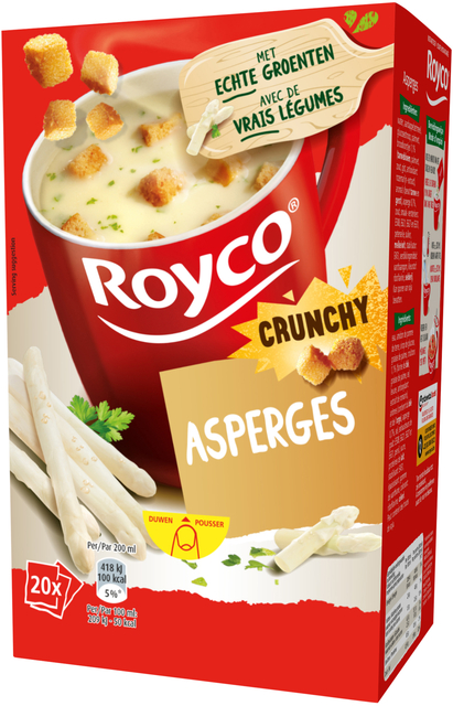 Soupe Royco Crunchy asperges 20 sachets