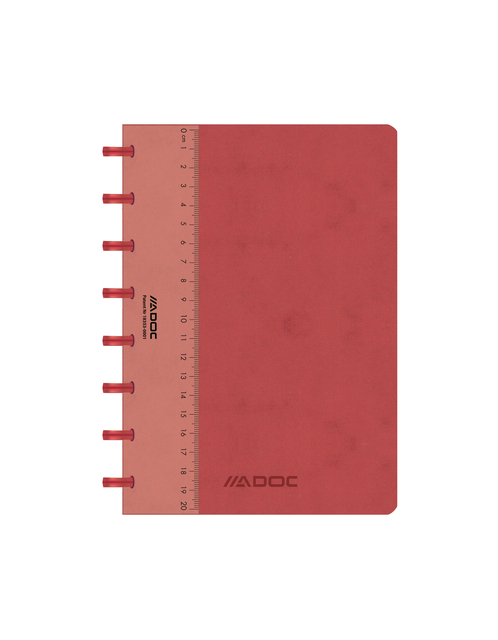 Schrift ADOC Lin-Ex A5 ruit 144blz 90gr rood