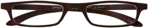 [792904] Lunettes de lecture I Need You +1.00 dpt Zipper brun