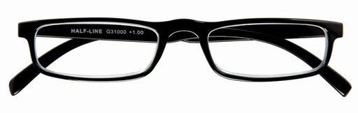 [1420885] Lunettes de lecture I Need You +3.00 dpt Half-line noir