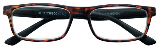 [1420941] Lunettes de lecture I Need You +1.00 dpt Alex Havane-noir