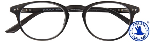 [1420976] Lunettes de lecture I Need You +2.50 dpt Doctor New noir