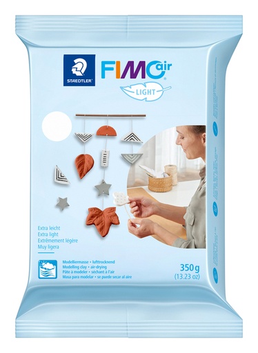 [1419367] Pâte à modeler Staedtler Fimo air light 8130 350g blanc