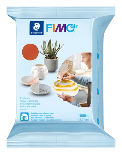[1419370] Boetseerklei Staedtler Fimo air 8101 1000 gram terracotta
