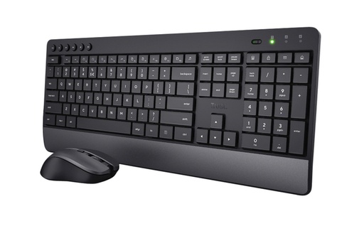 [1398951] Clavier Trezo Eco Comfort + souris QWERTY noir