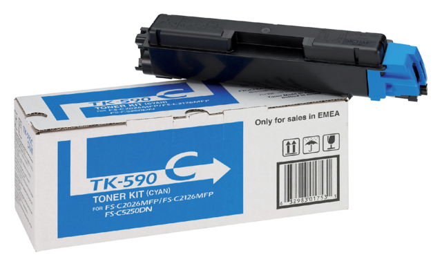 Toner Kyocera TK-590C bleu