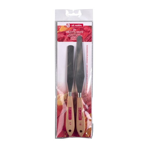 [1420279] Couteau à peindre Talens Art Creation brun set 2 pièces