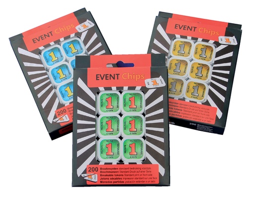 [062499] Jeton sécable CombiCraft 200 pièces jaune