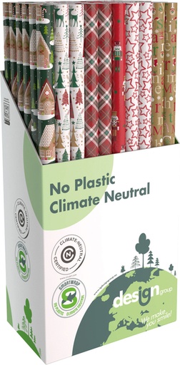 [1421930] Inpakpapier IG Group Kerst 200x70cm assorti