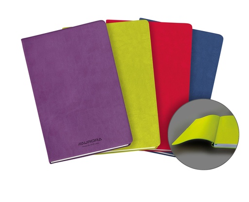 [1407583] Carnet de notes Aurora Capri A5 192 pages ligné 80g assorti