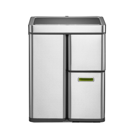 [1421899] Poubelle EKO Mirage Plus capteur 30L et 2x 15L inox