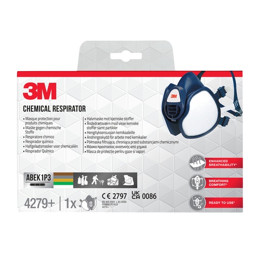 [1419289] Masker 3M chemische stoffen FFABEK1 P3 D filters