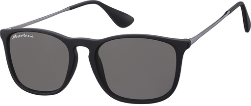 [1420290] Lunettes de soleil Montana noir verre fumé branche métal