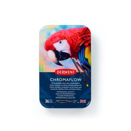 [1421524] Kleurpotloden Derwent Chromaflow set à 36 kleuren