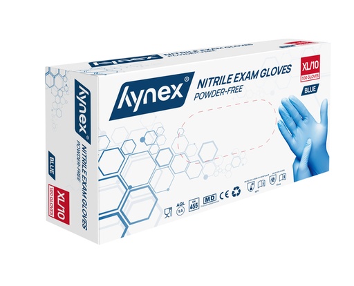 [1422302] Gant Hynex nitrile XL bleu 3,5g 100 pièces