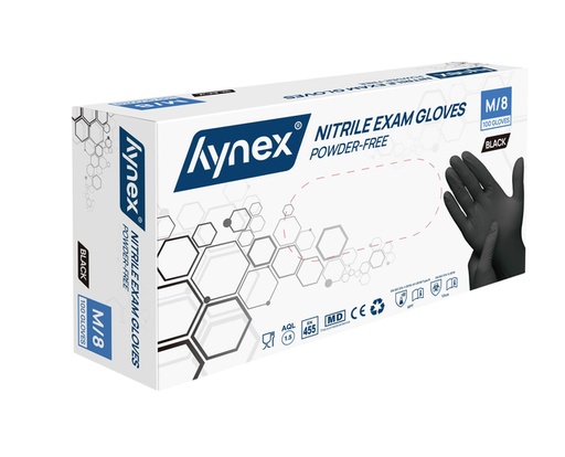 [1422309] Gant Hynex nitrile M noir 3,5g 100 pièces