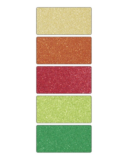 [1422132] Carton photo Folia 50x70cm pailleté paquet 5 couleurs orientales