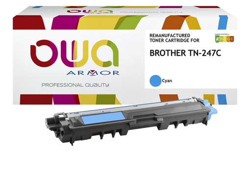 [1422170] Toner OWA alternative pour Brother TN-247C bleu