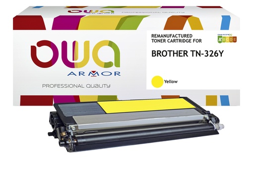 [1422233] Toner OWA alternative pour Brother TN-326Y jaune