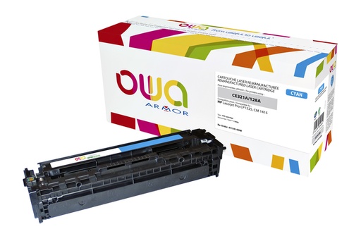 [1422289] Cartouche Toner OWA alternative pour HP CE321A bleu