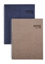Agenda 2026 Brepols Ecotiming Kazar 7jours/2 pages spirale bleu