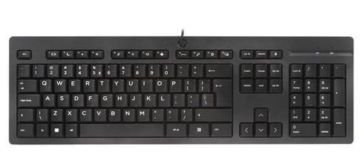 [1421801] Toetsenbord HP 125 Qwerty zwart