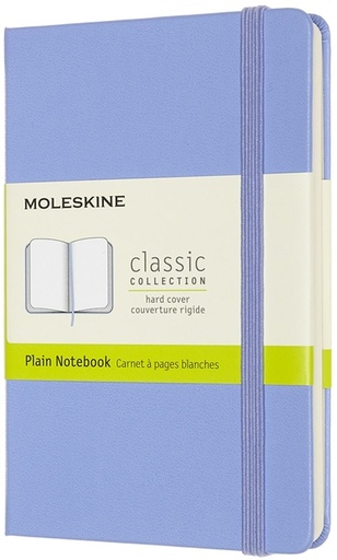 [1422872] Carnet Moleskine Pocket 90x140mm uni couverture rigide bleu hortensia