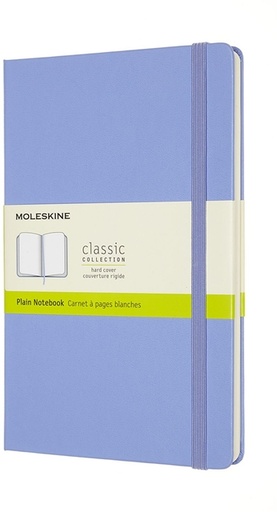 [1422908] Notitieboek Moleskine large 130x210mm blanco hard cover hydrangea blue