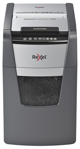 [1423096] Papiervernietiger Rexel Optimum Auto+ 130M snippers 2x15mm