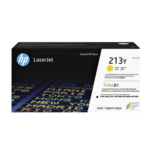 [1424488] Tonercartridge HP W2132Y 213Y  geel
