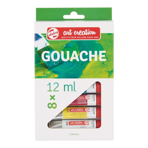 [784778] Gouache Talens Art Creation set à 8 kleuren