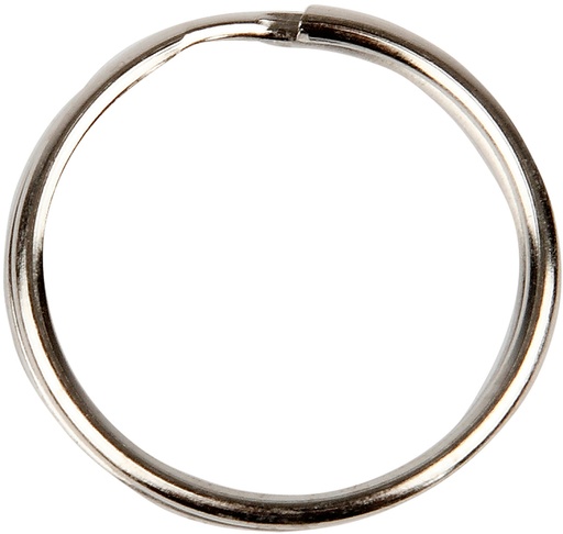 [1424656] Anneau clé Creativ Company argenté 25mm 100 pièces