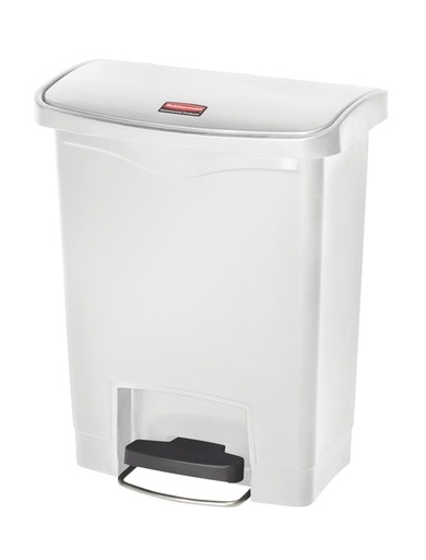 [1424377] Pedaalemmer Rubbermaid Slim Jim Step-On 30liter wit