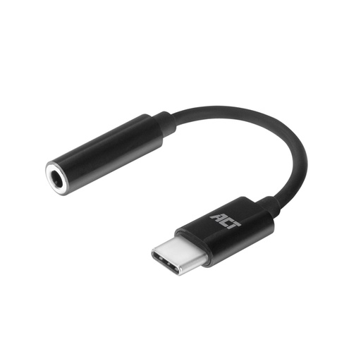 [1423442] Adapter ACT USB-C naar 3.5mm audio jack 0.1 meter