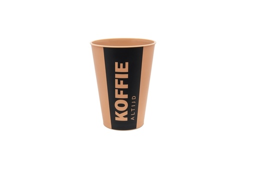 [1423273] Gobelet IEZZY 180ml réutilisable "Altijd Koffie" brun 20 pièces