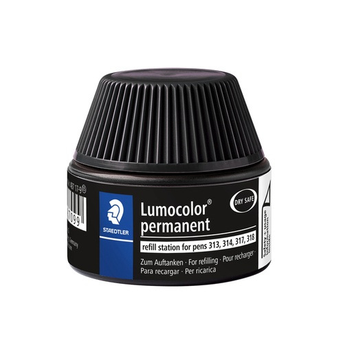 [1422594] Station de recharge feutre STAEDTLER lumocolor permanent 15ml noir