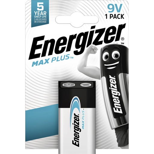 [1429554] Batterij Energizer Max Plus 1x 9v alkaline