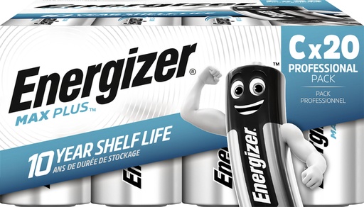 [1429563] Batterij Energizer Max Plus 20x C alkaline