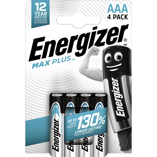 [1429564] Batterij Energizer Max Plus 4x AAA alkaline