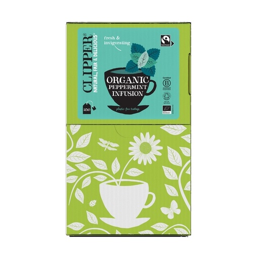 [1423581] Thee Clipper infusion peppermint bio 250 zakjes