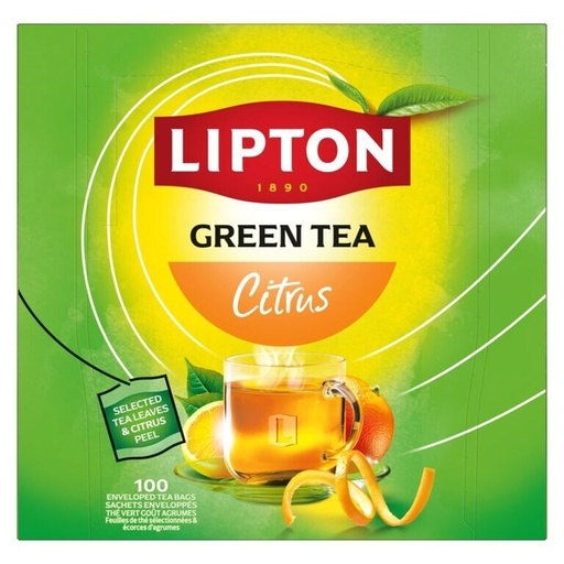 [1429643] Thee Lipton Balance green tea citrus 100x1.5gr