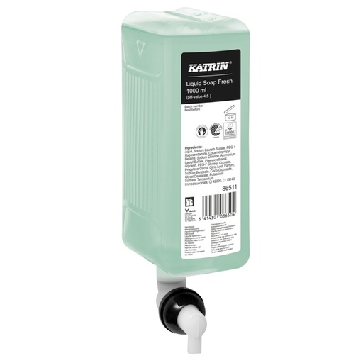 [1429383] Savon mains Katrin Fresh 86511 liquide 1000ml