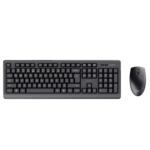 [1431135] Clavier Trust Primo sans fil + souris QWERTY