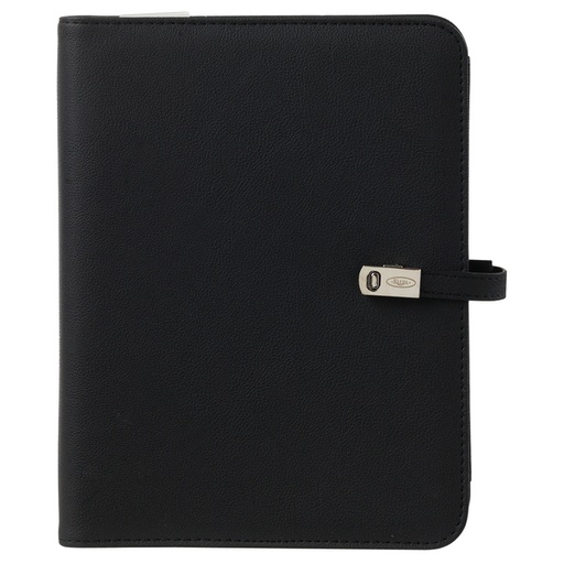 [1430662] Organiseur Kalpa A5 Agenda 2026-2027 7 jours/2 pages nervuré noir